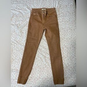 Unpublished Rust Color Skinny Jeans